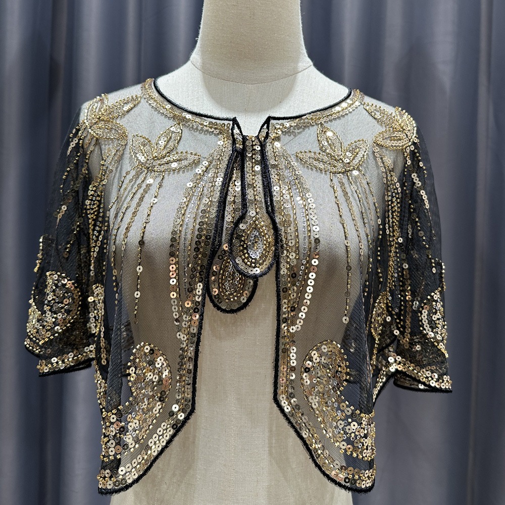 Women'S Fashion In The 1920S - 빈티지 1920년대 플래퍼 숄 반짝이는 스팽글