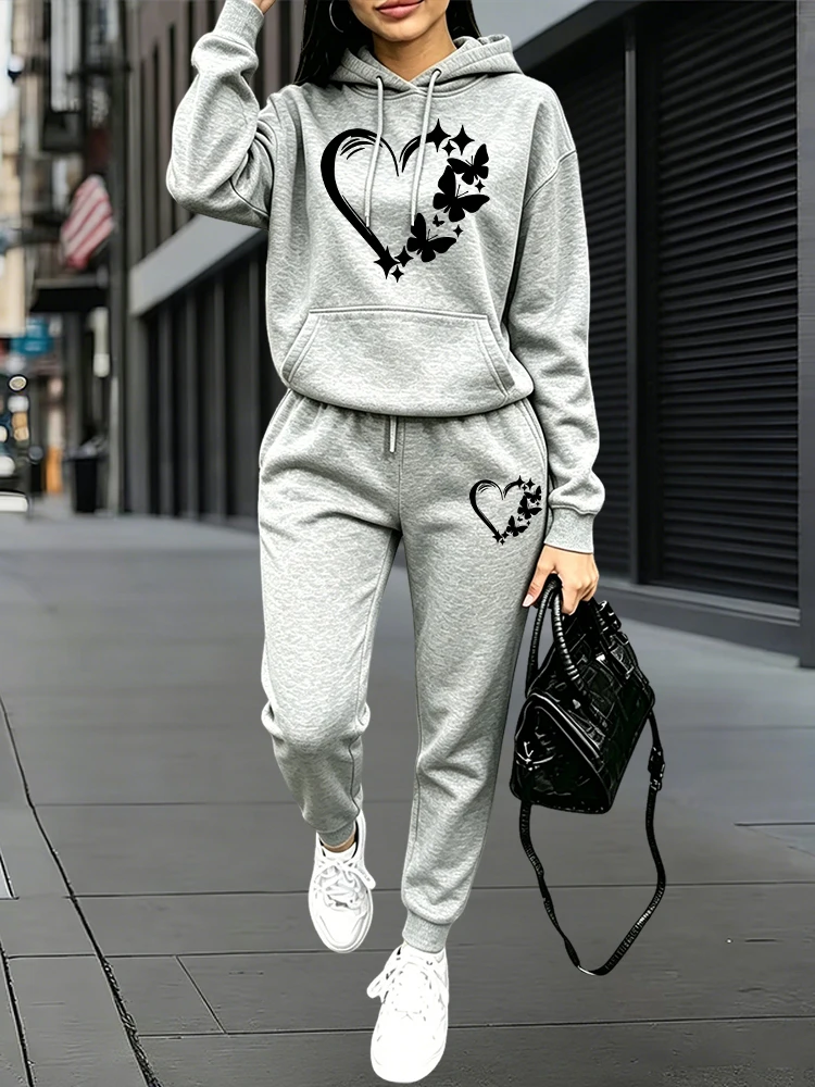 Women'S Fashion Hoodie - 2026 신상 여성 트레이닝복 후드티와 스웨트팬츠