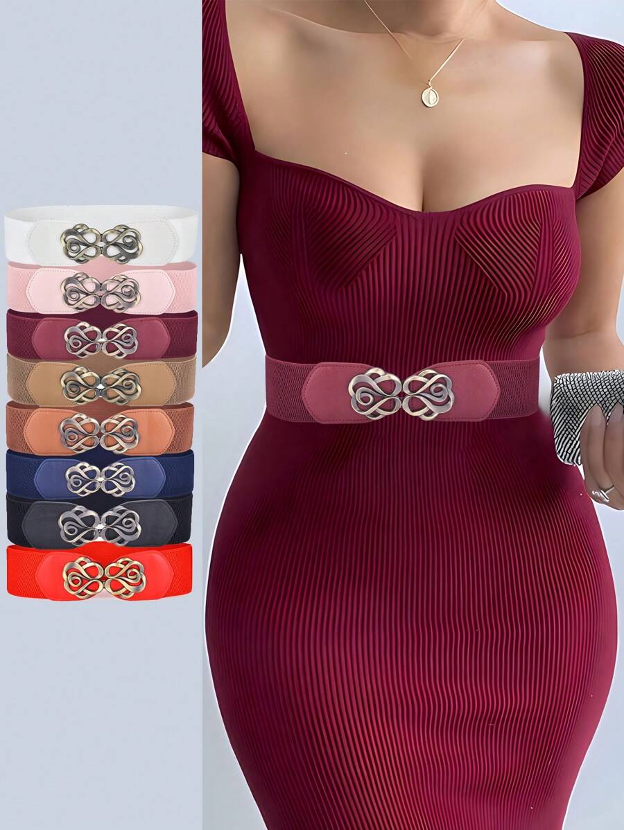 Women'S Fashion In The 50S - 1pc 50년대 빈티지 와이드 탄성 허리