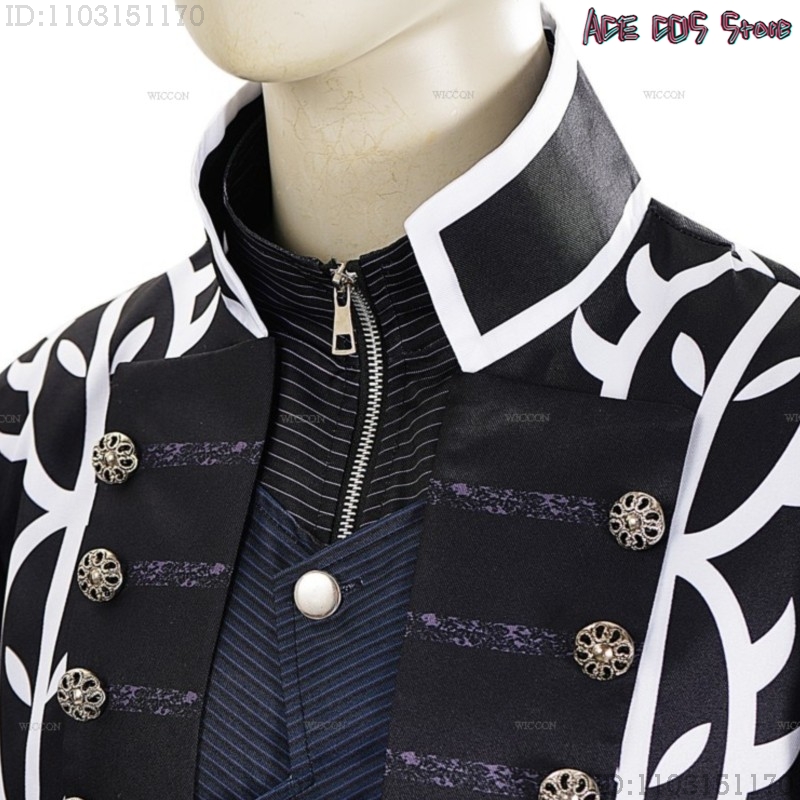 Knitted Vest Women - Fantasias Dmc Vergil Cosplay 전체 의상
