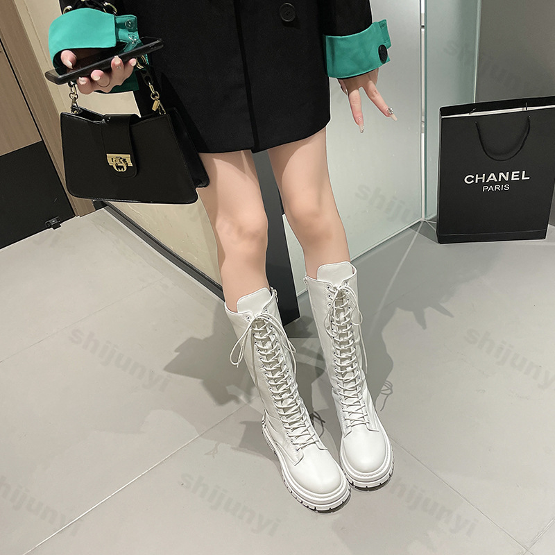 여성 나이트 부츠 플랫폼 청키 슈즈 패션 니하이 부츠  - Women'S Fashion Winter 2025 리뷰 및 가격
