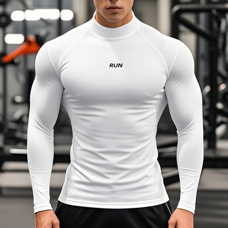 남성용 러닝 터틀넥 빠른 건조 긴팔 티셔츠 봄 가을 압 - Turtleneck Bodysuit 리뷰 및 가격