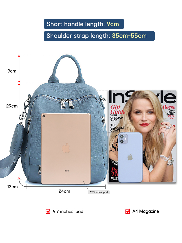 Zency 여성용 정품 가죽 백팩 고품질 학교 가방 여 - Women'S Fashion Backpack 리뷰 및 가격