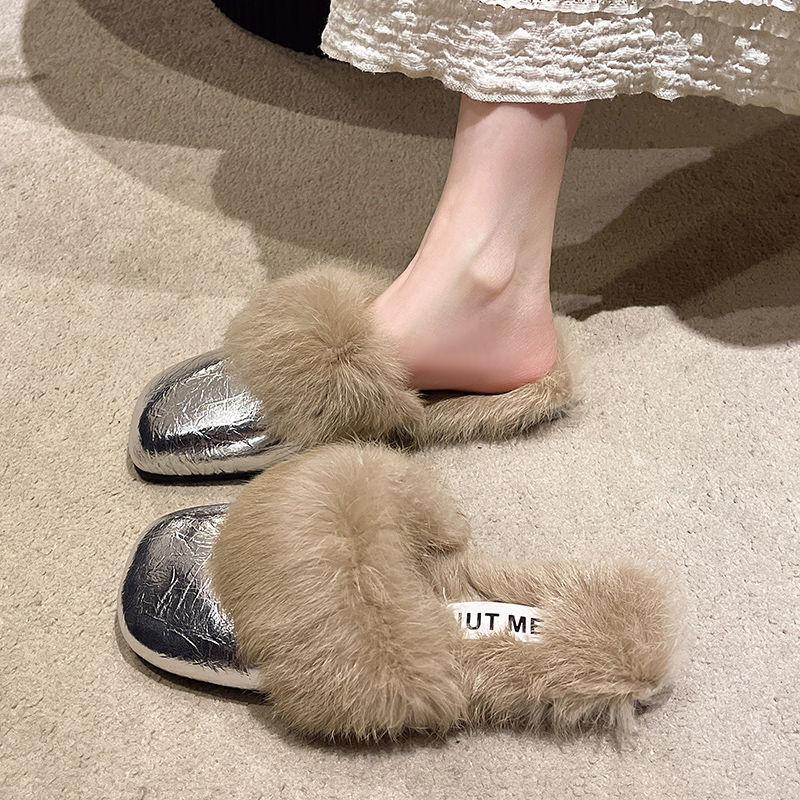 2025년 가을 겨울 여성 플랫 슬리퍼, 패션 야외용  - Women'S Fashion Winter 2025 리뷰 및 가격