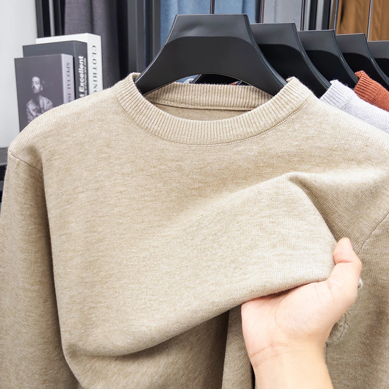 2026 신상 남성 캐주얼 스웨터 라운드넥 긴팔 니트  - Ribbed Knit Sweater 리뷰 및 가격
