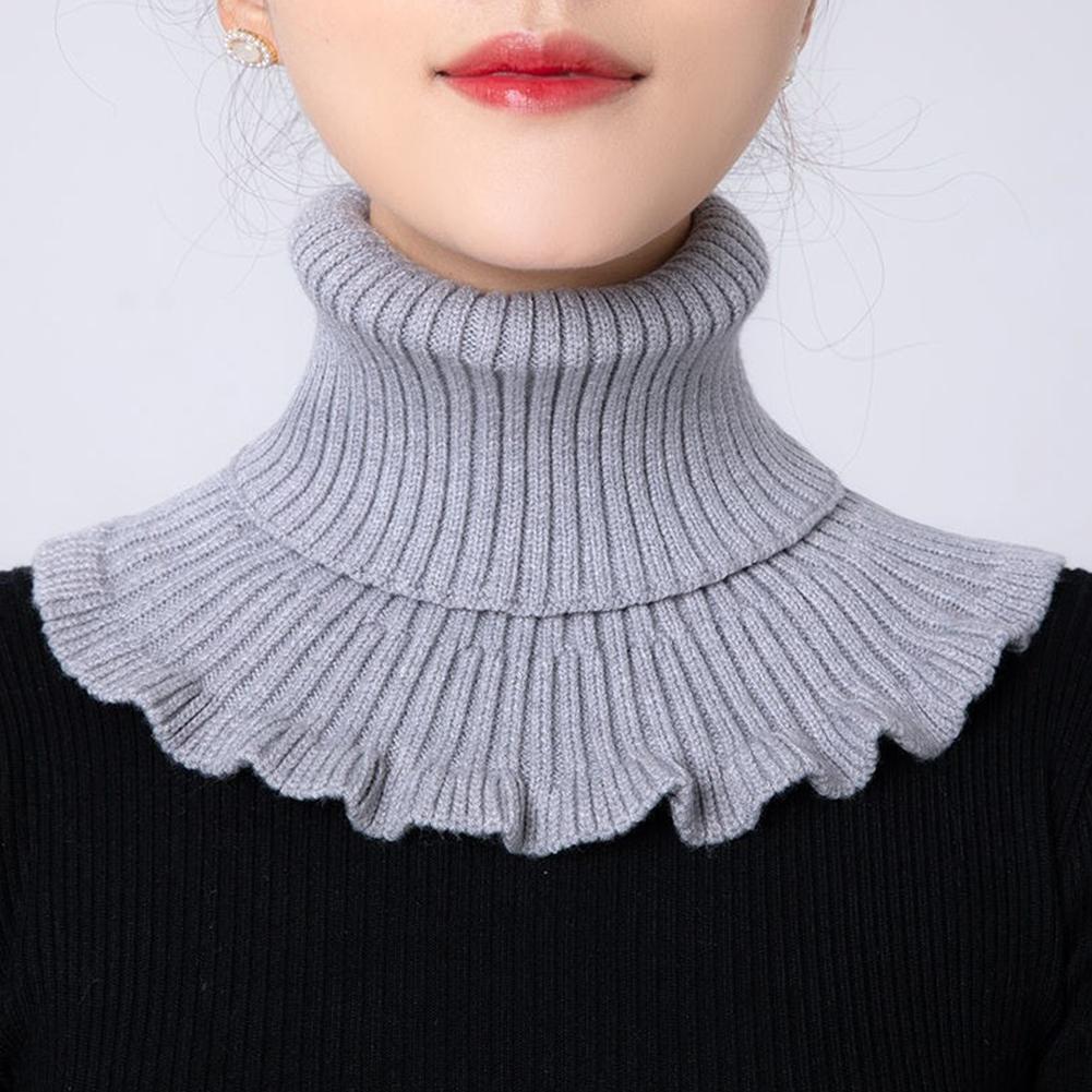 여성용 따뜻한 니트 칼라 스카프, 터틀넥 니트 가짜 칼 - Turtleneck Bodysuit 리뷰 및 가격
