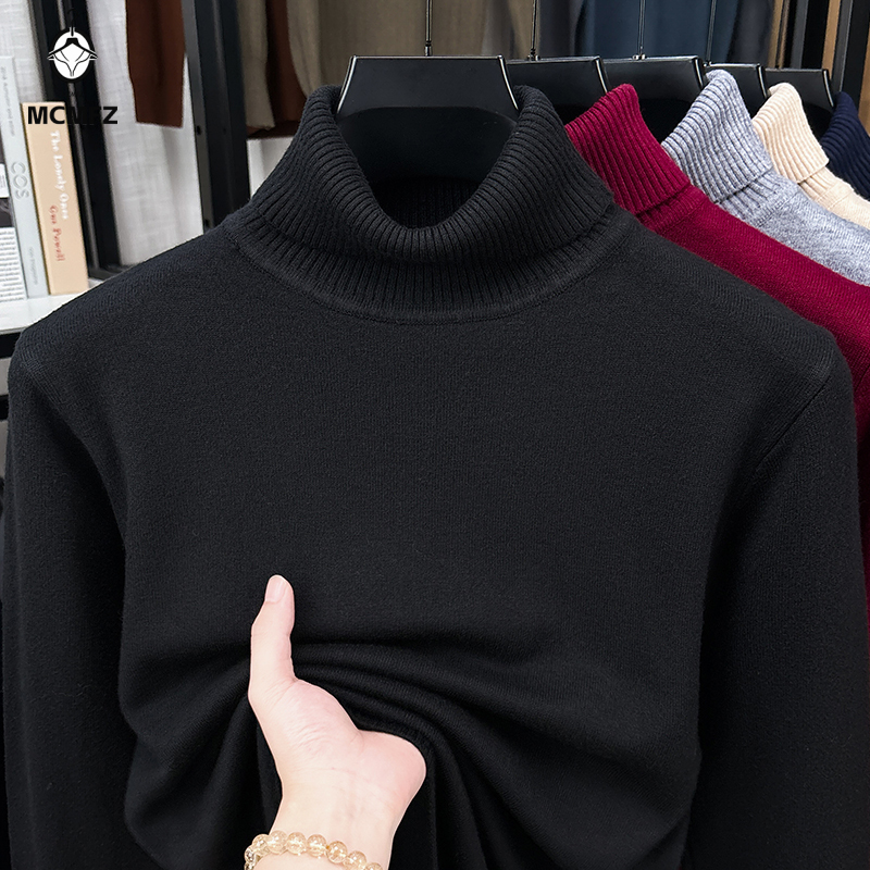 남성용 릴렉스 터틀넥 니트 스웨터 긴팔 골지 칼라 부드 - Ribbed Knit Sweater 리뷰 및 가격