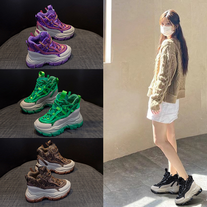 2025 여성용 히든 웨지 스니커즈 8.5CM 굽 청키 - Women'S Fashion Winter 2025 리뷰 및 가격