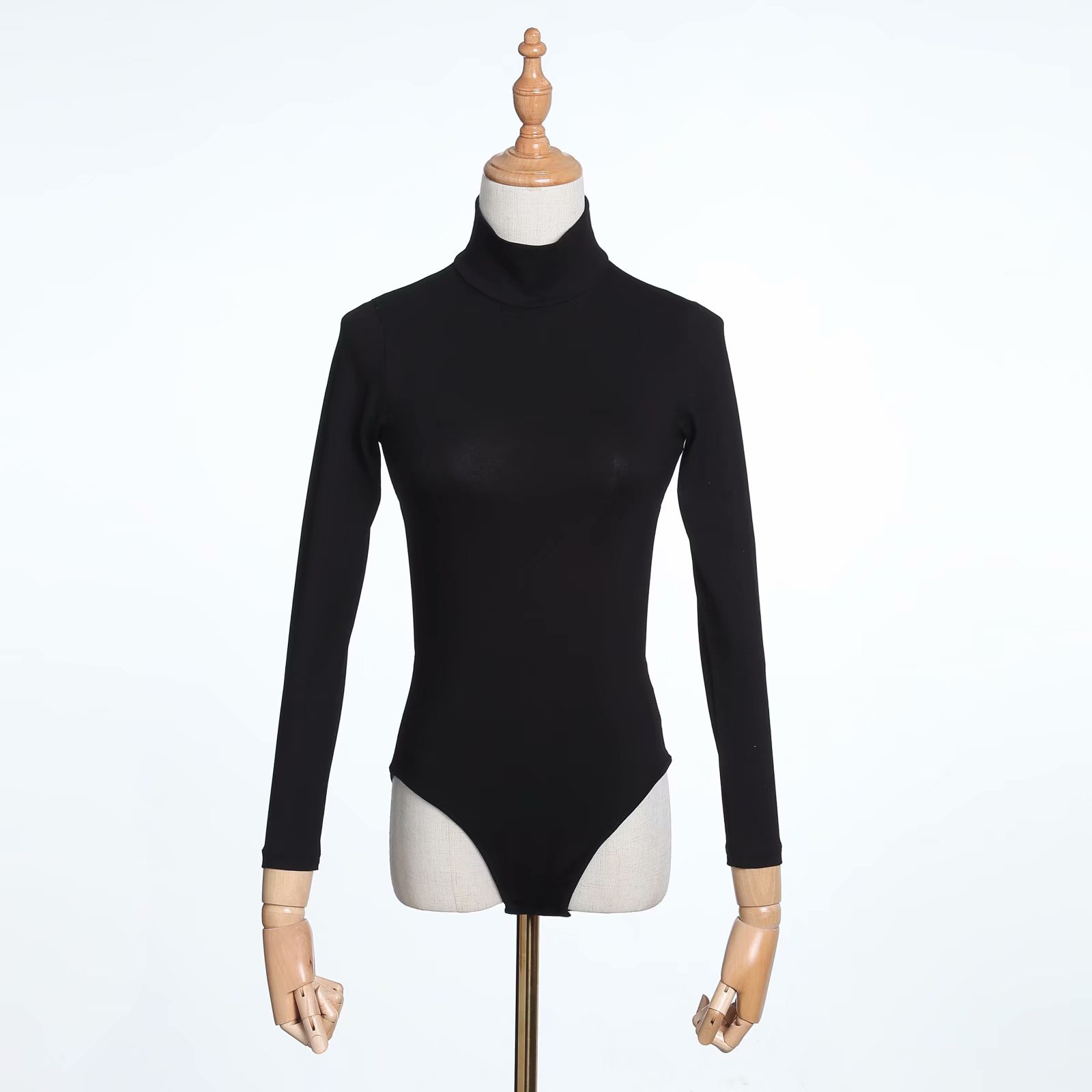Bodycon 바디 슈트 터틀 넥 블랙 바디 슈트 여성 - Turtleneck Bodysuit 리뷰 및 가격