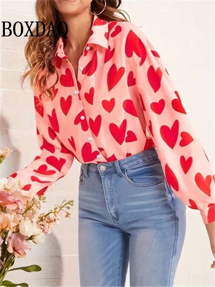 새로운 여성 봄 셔츠 재미있는 강아지 낙서 인쇄 긴 소 - Women Fashion Fun 리뷰 및 가격