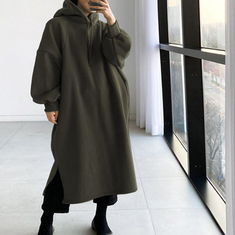 가을과 겨울 150KG 여성 플러스 사이즈 롱 레저 후 - Women'S Fashion Hoodie 리뷰 및 가격