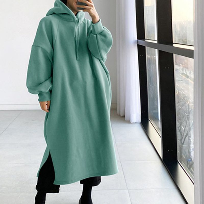 가을과 겨울 150KG 여성 플러스 사이즈 롱 레저 후 - Women'S Fashion Hoodie 리뷰 및 가격
