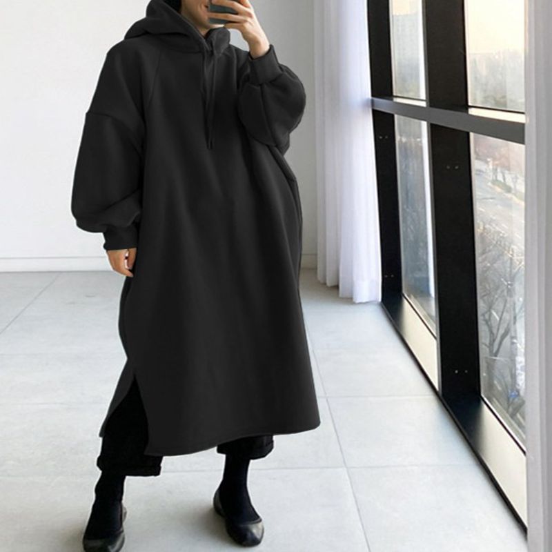 가을과 겨울 150KG 여성 플러스 사이즈 롱 레저 후 - Women'S Fashion Hoodie 리뷰 및 가격
