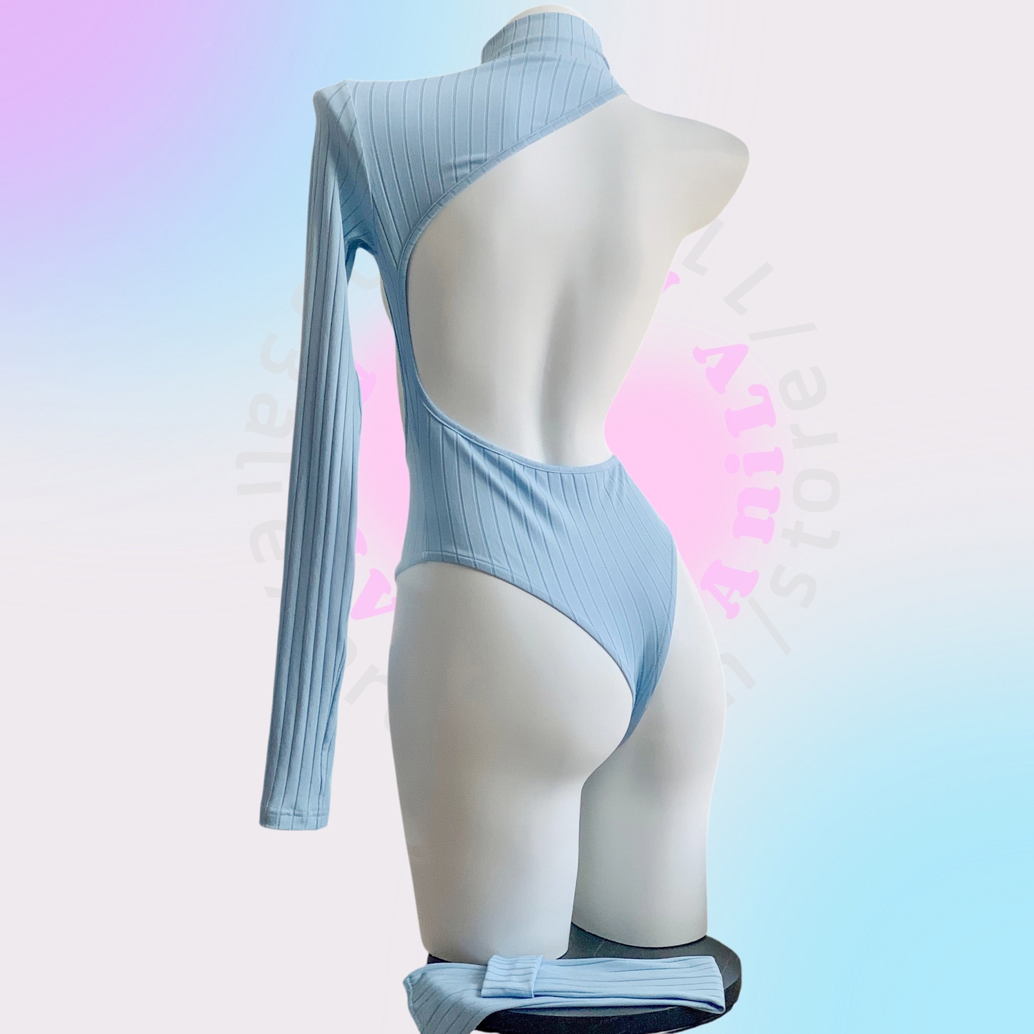 AniLV 여성 터틀넥 원숄더 바디수트 애니메이션 미래 - Turtleneck Bodysuit 리뷰 및 가격