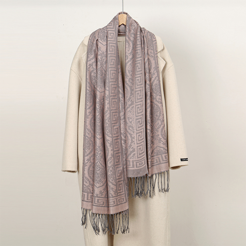 2024 럭셔리 두꺼운 캐시미어 스카프 여성 인쇄 새로 - Women'S Fashion Poncho 리뷰 및 가격