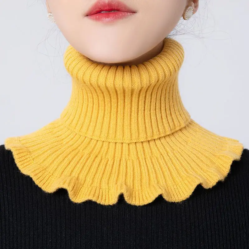따뜻한 니트 칼라 스카프 여성 터틀넥 니트 거짓 가짜  - Turtleneck Bodysuit 리뷰 및 가격