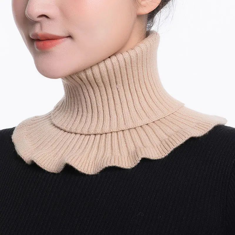 따뜻한 니트 칼라 스카프 여성 터틀넥 니트 거짓 가짜  - Turtleneck Bodysuit 리뷰 및 가격