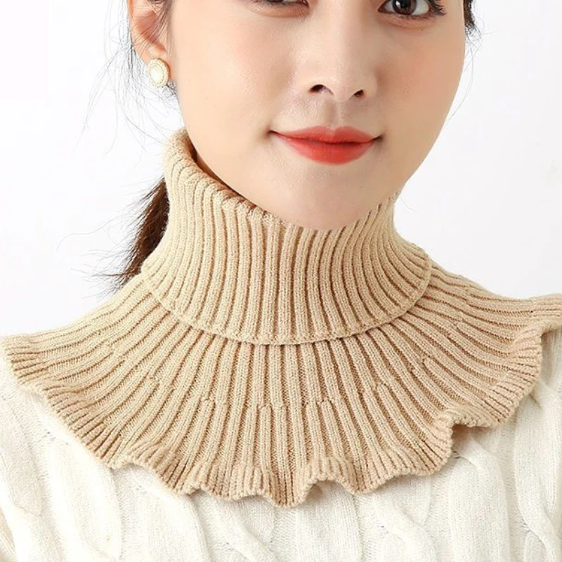 따뜻한 니트 칼라 스카프 여성 터틀넥 니트 거짓 가짜  - Turtleneck Bodysuit 리뷰 및 가격