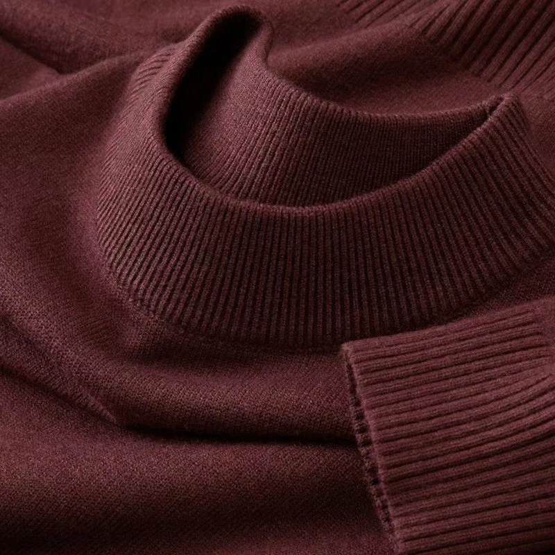 가을 뉴 남성 캐주얼 모의 터틀넥 스웨터 긴팔 따뜻한  - Ribbed Knit Sweater 리뷰 및 가격