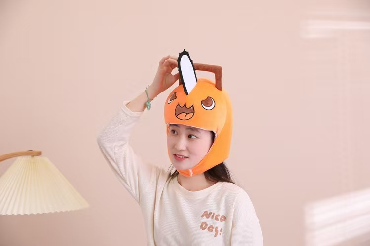 애니메이션 체인소맨 포치타 코스프레 플러시 헤드기어 캡 - Women'S Fashion Hoodie 리뷰 및 가격