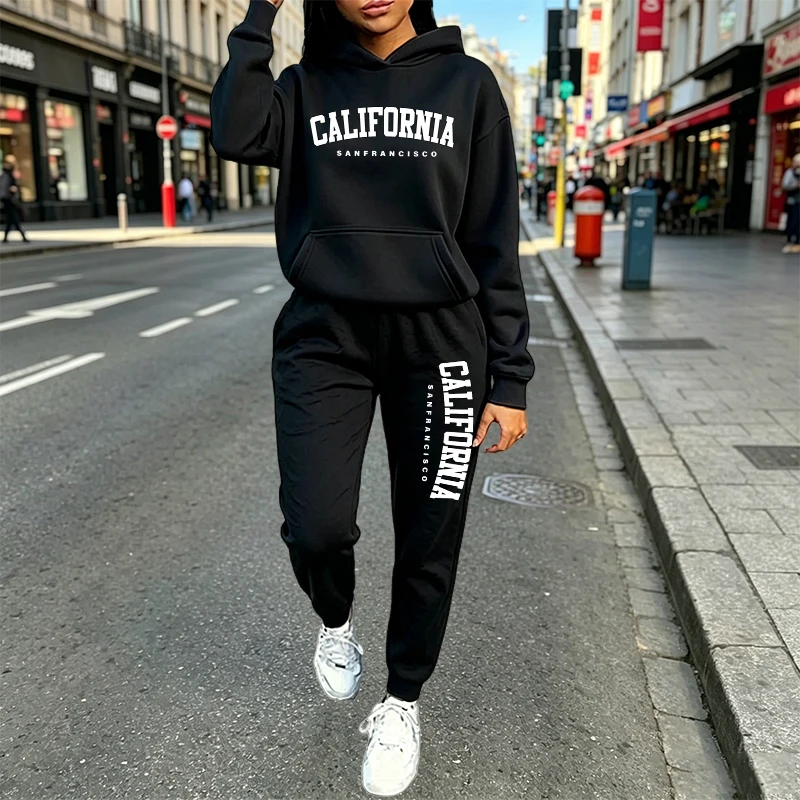 도시 캐주얼 패션 후드 조거 수트 가을 겨울 의상 20 - Women'S Fashion Hoodie 리뷰 및 가격