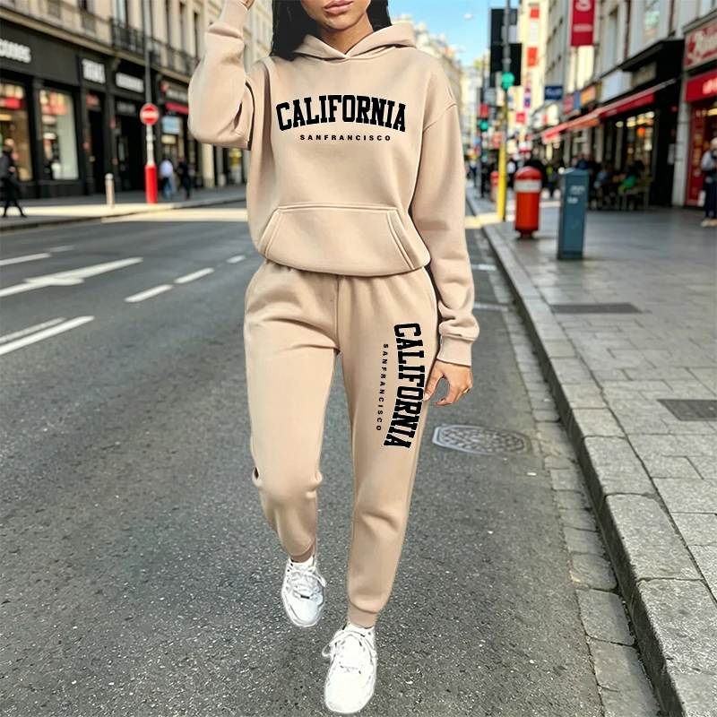 도시 캐주얼 패션 후드 조거 수트 가을 겨울 의상 20 - Women'S Fashion Hoodie 리뷰 및 가격