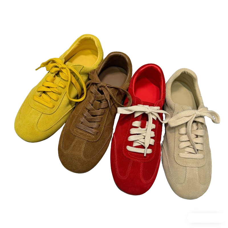 NORAZORA 4 색 소가죽 가죽 여성 운동화 패션  - Women'S Yellow Fashion Sneakers 리뷰 및 가격