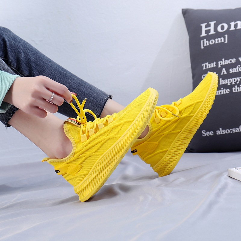 2026 패션 봄 여성 스니커즈 여성 신발 한국 메쉬  - Women'S Yellow Fashion Sneakers 리뷰 및 가격