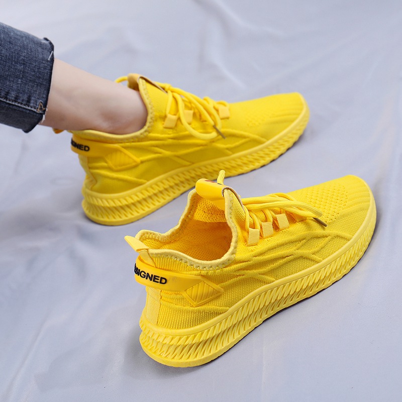 2026 패션 봄 여성 스니커즈 여성 신발 한국 메쉬  - Women'S Yellow Fashion Sneakers 리뷰 및 가격